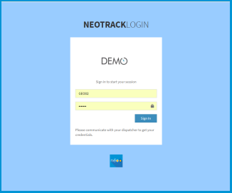 Neotrack login